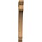 Ekena Millwork Legacy Slat Rough Sawn Bracket, Western Red Cedar, 4"W x 32"D x 40"H BKT04X32X40LEC06RWR - alternate 2